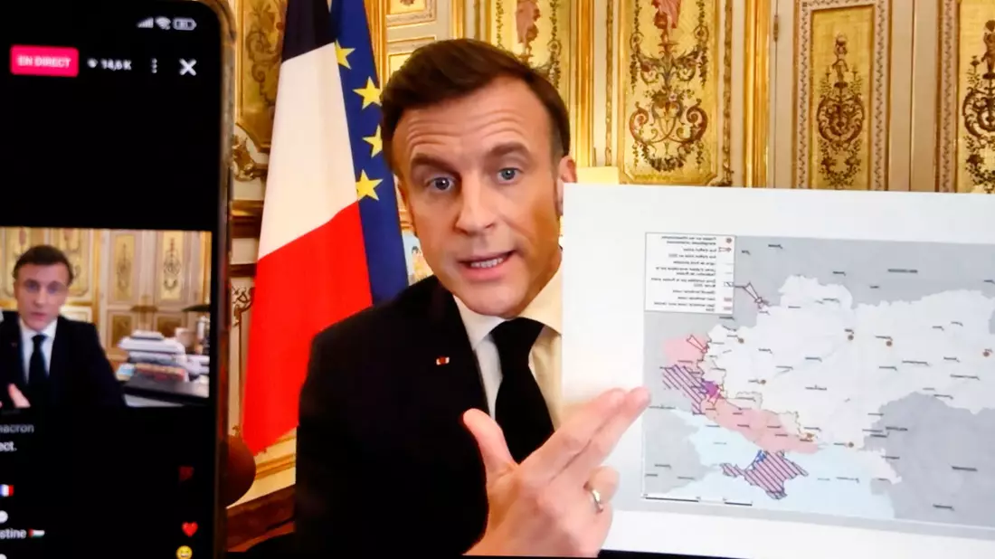 Macron will Trump davon überzeugen, beim Thema Ukraine mit den Europäern an einem Strang zu ziehen. - Bild: Ludovic Marin/AFP/dpa