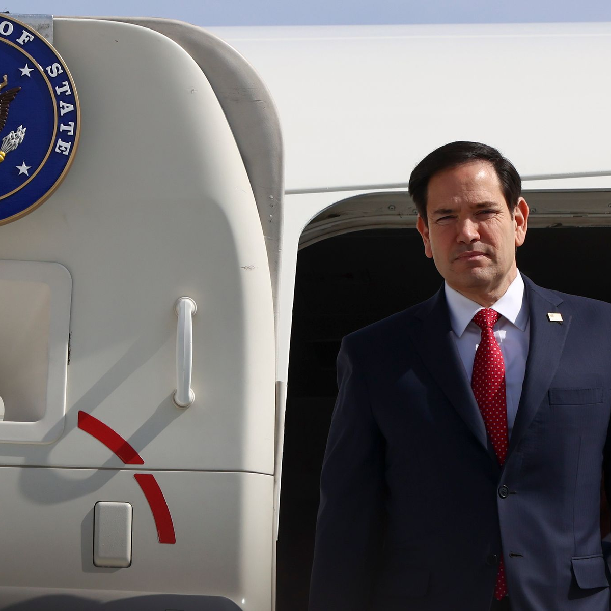 US-Außenminister Rubio fordert, dass die Hamas «ausgerottet» wird. (Archivbild) - Foto: Evelyn Hockstein/Pool Reuters/AP/dpa