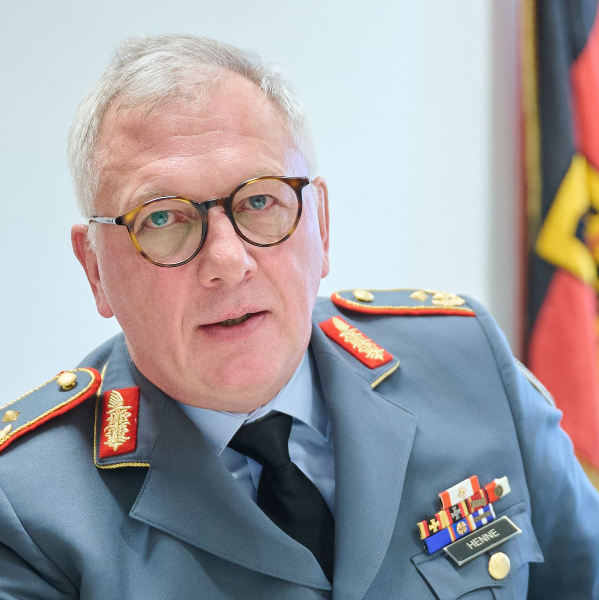 Andreas Henne - designierter Kommandeur Heimatschutzdivision - Foto: Annette Riedl/dpa