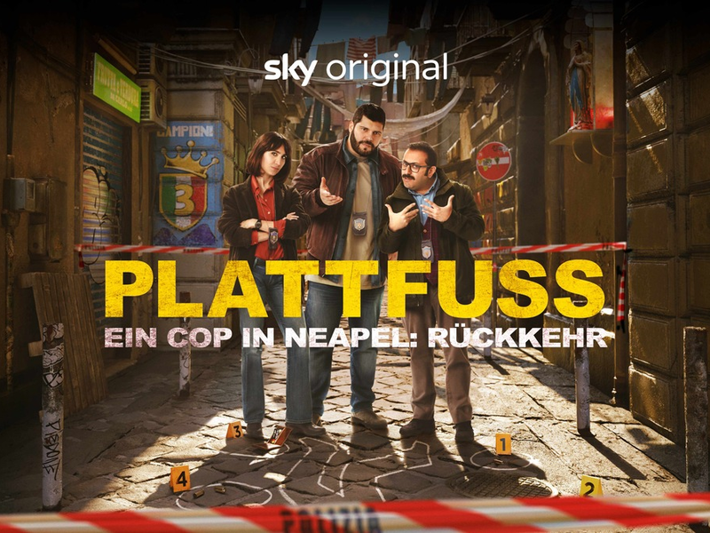 Sky Original Filmreihe Plattfuß - Ein Cop in Neapel mit Salvatore Esposito auf den Spuren von Bud Spencer ab 29. März auf Sky und WOW - Foto: presseportal.de