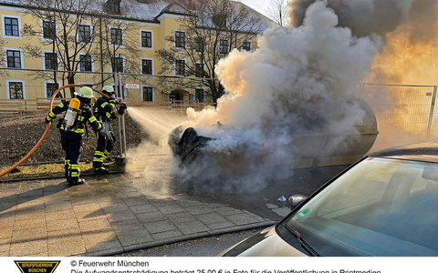 FW-M: Containerbrand mit Rauchausbreitung (Georgenschwaige) - Foto: presseportal.de