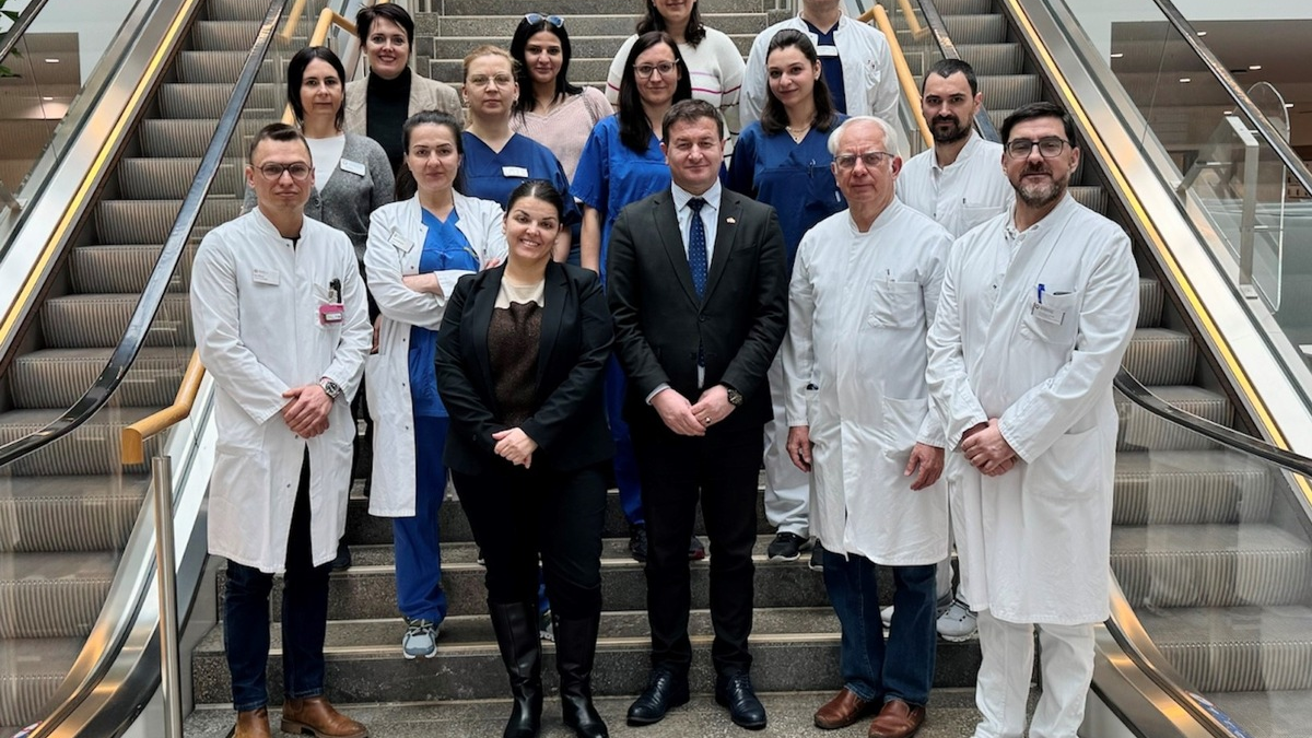 Über Austausch und Zukunftsperspektiven - Botschafter der Republik Nordmazedonien besucht den RHÖN-KLINIKUM Campus Bad Neustadt - Foto: presseportal.de