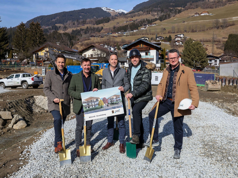 Spatenstich Wohnbauprojekt Mittersill - Foto: Neumayr über pressetext.de
