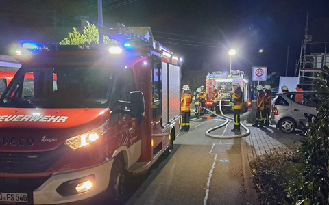 FW Stockach: Gemeldeter Gebäudebrand - Foto: presseportal.de