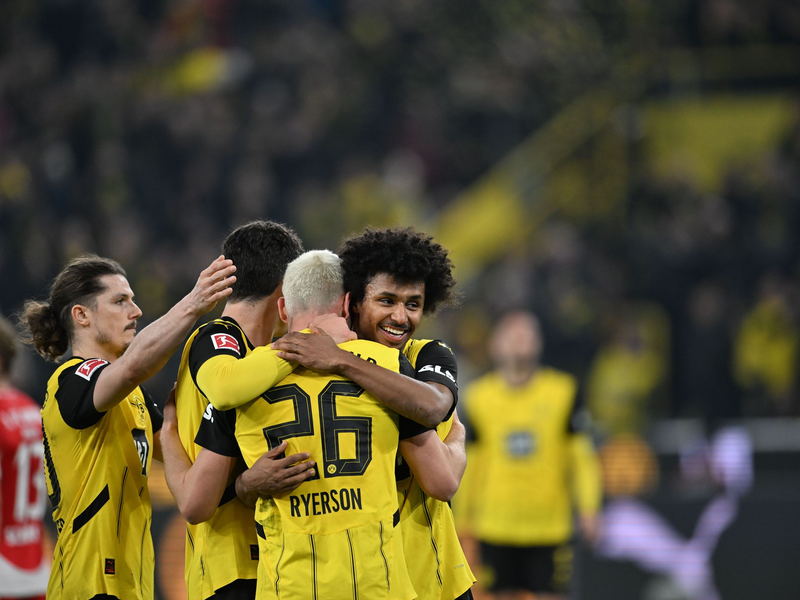 Dem BVB gelingt nach drei Monaten mal wieder ein Bundesliga-Heimsieg. - Foto: Fabian Strauch/dpa