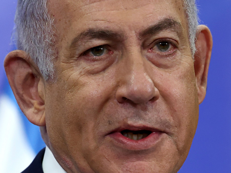 Israels Regierungschef Netanjahu hält am Kriegsziel einer Zerschlagung der Hamas fest. (Archivbild) - Foto: Evelyn Hockstein/Pool Reuters/dpa