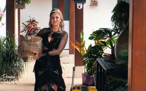 Yvonne Woelke Promis unter Palmen - Foto: presseportal.de