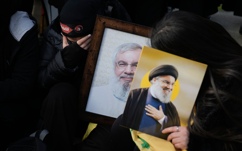 Nasrallahs Tod hat eine Lücke gerissen - nicht nur in die Hierarchie der Hisbollah, auch in ihre Identität.  - Foto: Bilal Hussein/AP/dpa