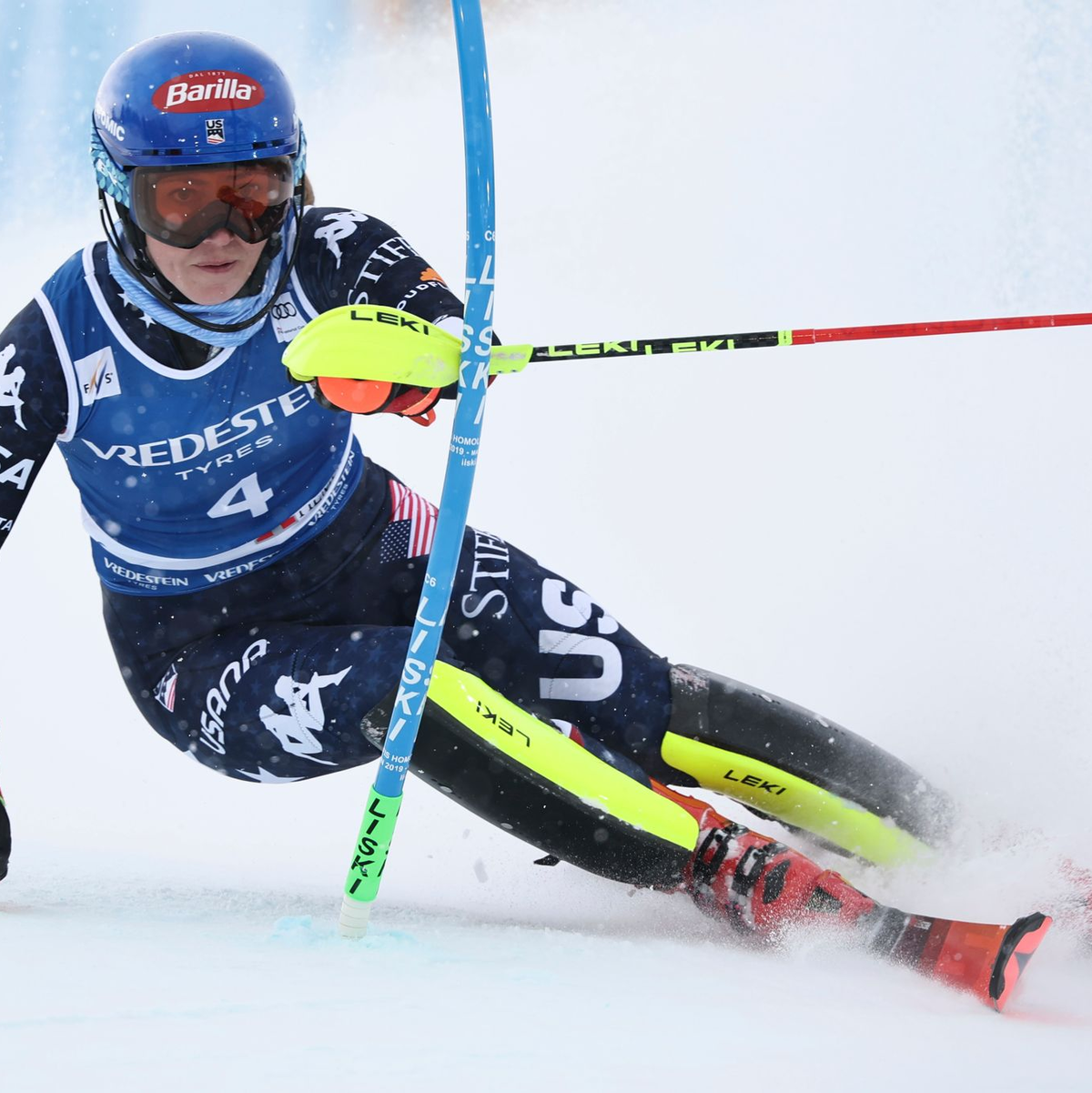 Der Sieg in Sestriere war für Mikaela Shiffrin der insgesamt 63. in einem Weltcup-Slalom. - Foto: Marco Trovati/AP/dpa