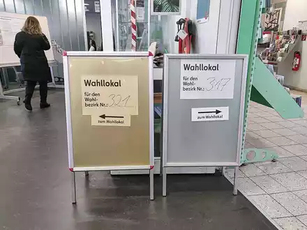 Wahllokal bei Bundestagswahl 2025 (Archiv) - Foto: über dts Nachrichtenagentur