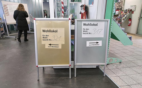 Wahllokal bei Bundestagswahl 2025 am 23.02.2025 - Foto: über dts Nachrichtenagentur