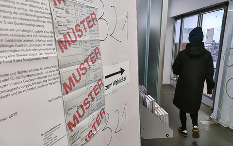 Wahllokal bei Bundestagswahl 2025 am 23.02.2025 - Foto: über dts Nachrichtenagentur