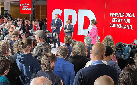 Olaf Scholz am 23.02.2025 - Foto: über dts Nachrichtenagentur