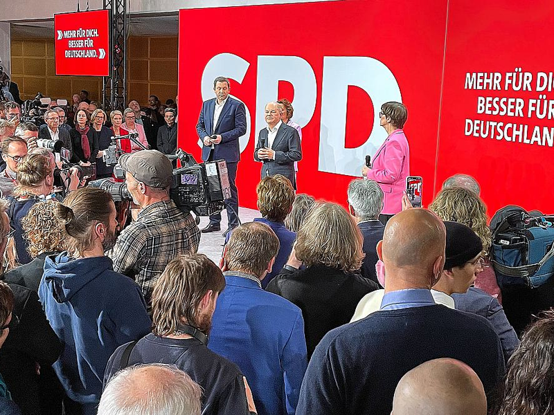 Olaf Scholz am 23.02.2025 - Foto: über dts Nachrichtenagentur