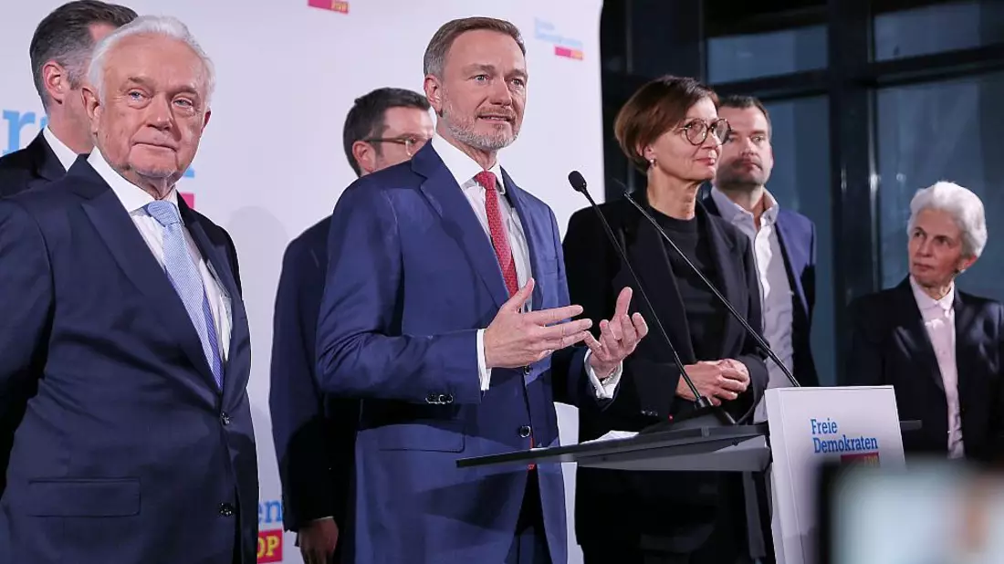 FDP-Spitzenpolitiker am Wahlabend - Bild: über dts Nachrichtenagentur