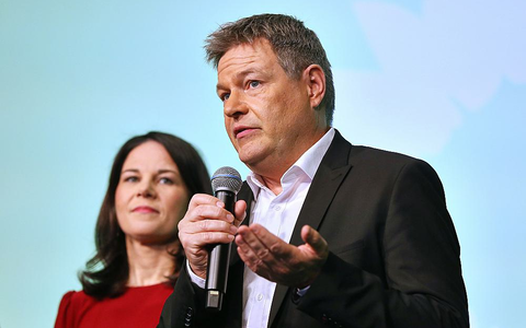 Annalena Baerbock und Robert Habeck am 23.02.2025 - Foto: über dts Nachrichtenagentur