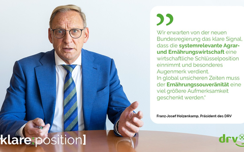 Nach der Bundestagswahl: DRV fordert zügige Sondierungen und Koalitionsverhandlungen / Präsident Holzenkamp: Deutschland braucht schnelle Richtungsentscheidungen - Foto: presseportal.de Nach der Bundestagswahl: DRV fordert zügige Sondierungen und Koalitionsverhandlungen / Präsident Holzenkamp: Deutschland braucht schnelle Richtungsentscheidungen - Foto: presseportal.de