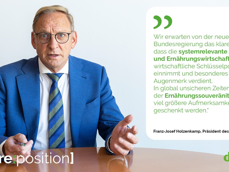 Nach der Bundestagswahl: DRV fordert zügige Sondierungen und Koalitionsverhandlungen / Präsident Holzenkamp: Deutschland braucht schnelle Richtungsentscheidungen - Foto: presseportal.de