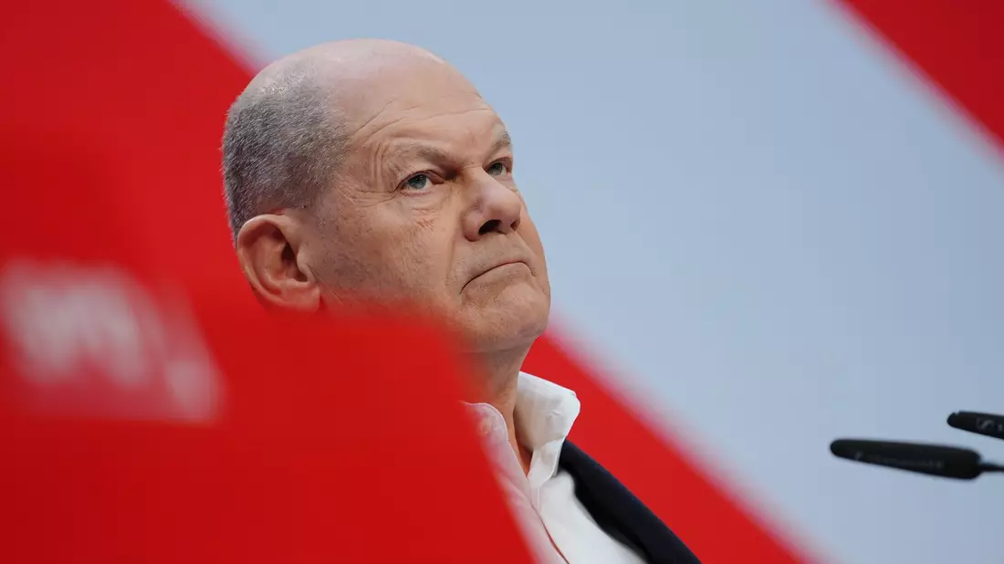 Scholz reagiert vorsichtig auf den Vorschlag der Grünen. - Bild: Kay Nietfeld/dpa