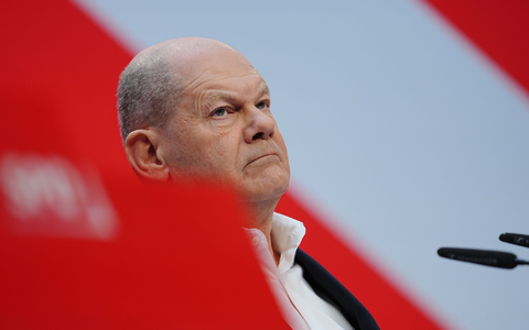 Scholz reagiert vorsichtig auf den Vorschlag der Grünen. - Foto: Kay Nietfeld/dpa