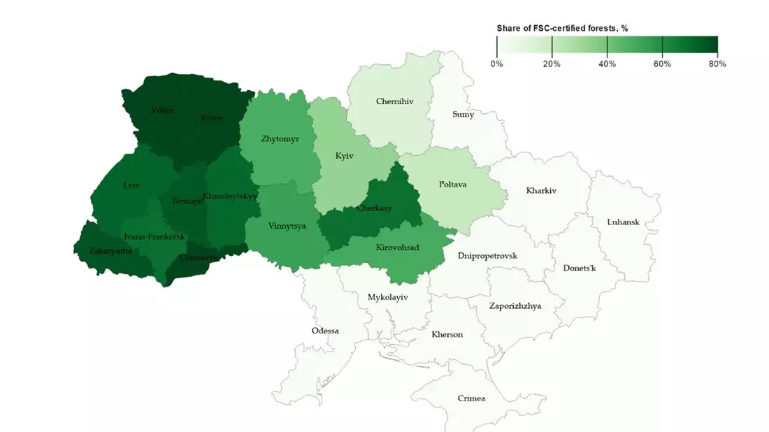Nachhaltigkeitszertifizierung im Krieg - Verantwortungsvolle Waldwirtschaft in der Ukraine - Bild: presseportal.de