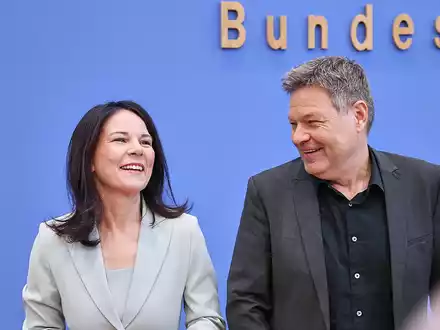 Annalena Baerbock und Robert Habeck am 24.02.2025 - Foto: über dts Nachrichtenagentur