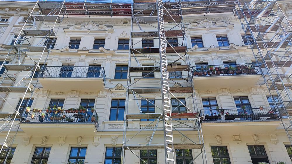 Altbau mit Baugerüst (Archiv) - Foto: über dts Nachrichtenagentur