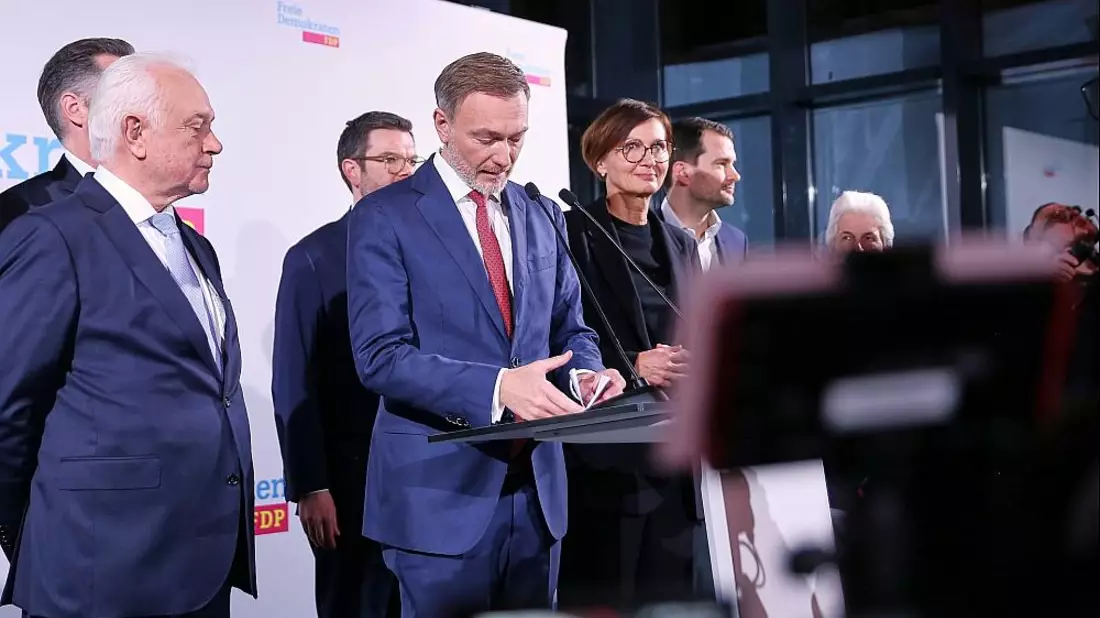 FDP-Spitzenpolitiker am Wahlabend - Bild: über dts Nachrichtenagentur