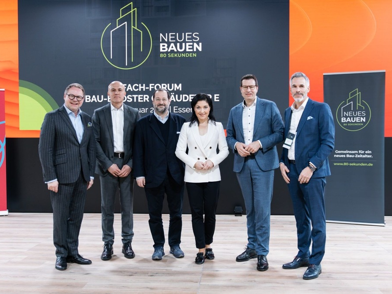 Wir bauen Zukunft. Um der Wohnungsnot endlich aktiv entgegenzuwirken / Neues Bauen 80 Sekunden gründet interdisziplinäre Taskforce Gebäudetyp E mit führenden Akteuren der Branche - Foto: presseportal.de