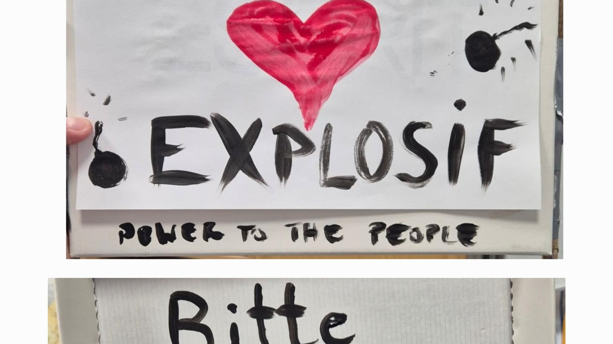 BPOL-KL: Frau mit verdächtigem Schild im Hauptbahnhof Mainz - Foto: presseportal.de