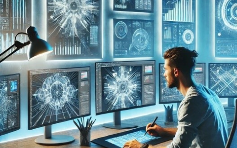 Grafikdesign - Foto: KI generiert über pressetext.de