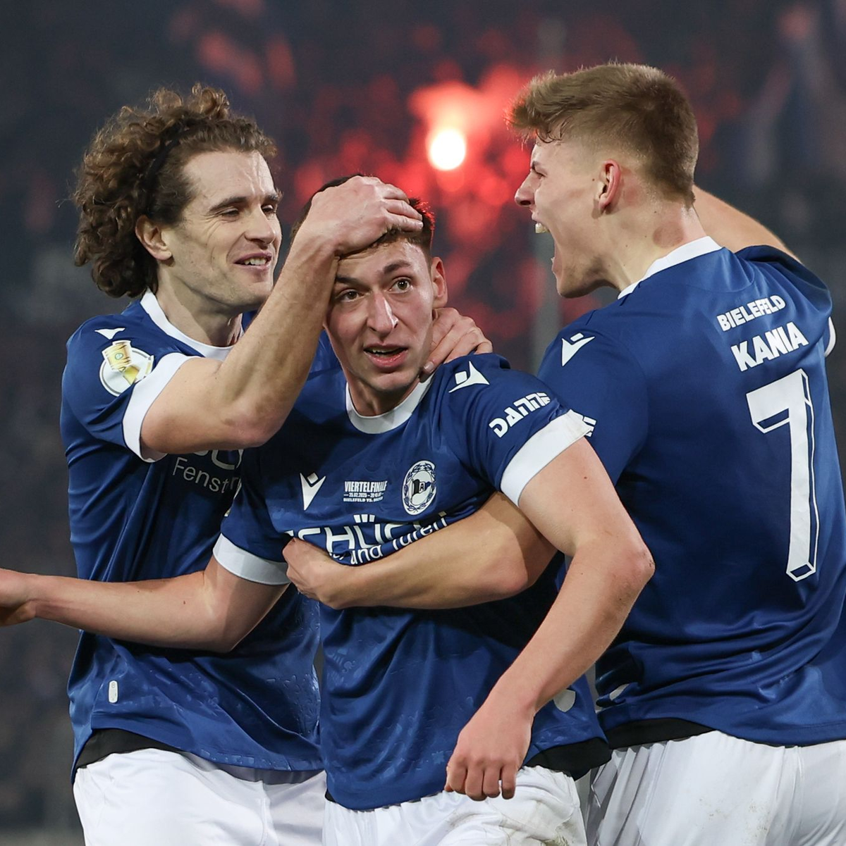 Auf der Bielefelder Alm ist die Arminia in dieser Pokal-Saison eine Macht. - Foto: Friso Gentsch/dpa