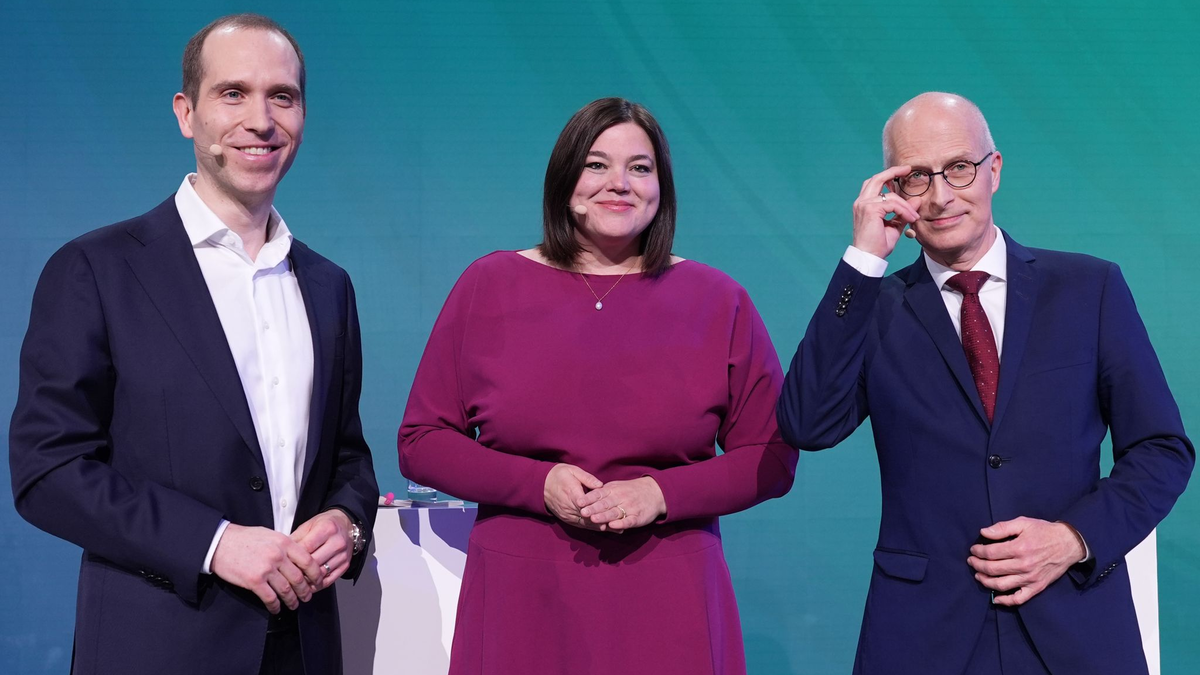 Sie treten bei der Bürgerschaftswahl als Kandidaten zum Bürgermeister an: Dennis Thering für die CDU, Katharina Fegebank für die SPD und Peter Tschentscher für die SPD. (Archivbild) - Foto: Marcus Brandt/dpa