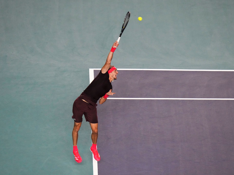 Feierte den bisher größten Sieg seiner Karriere: Learner Tien aus den USA. - Foto: Eduardo Verdugo/AP/dpa