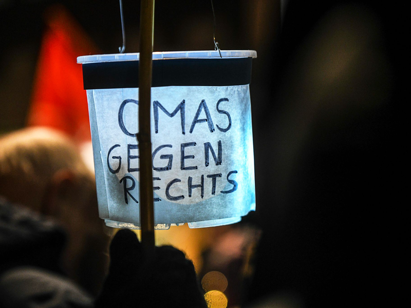 Proteste gegen rechts: Union sieht gezielte parteipolitische Einflussnahme (Archivbild).  - Foto: Jason Tschepljakow/dpa
