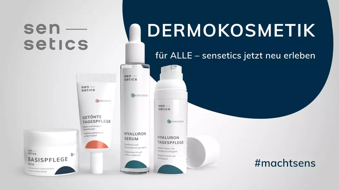 sensetics: Dermokosmetikmarke der apo.com Group startet mit neuen Produktlinien und überarbeitetem Design ins Jahr 2025 - Bild: presseportal.de