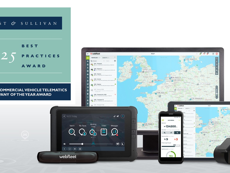 Frost & Sullivan kürt Webfleet zum europäischen Telematikunternehmen des Jahres 2025 - Foto: presseportal.de