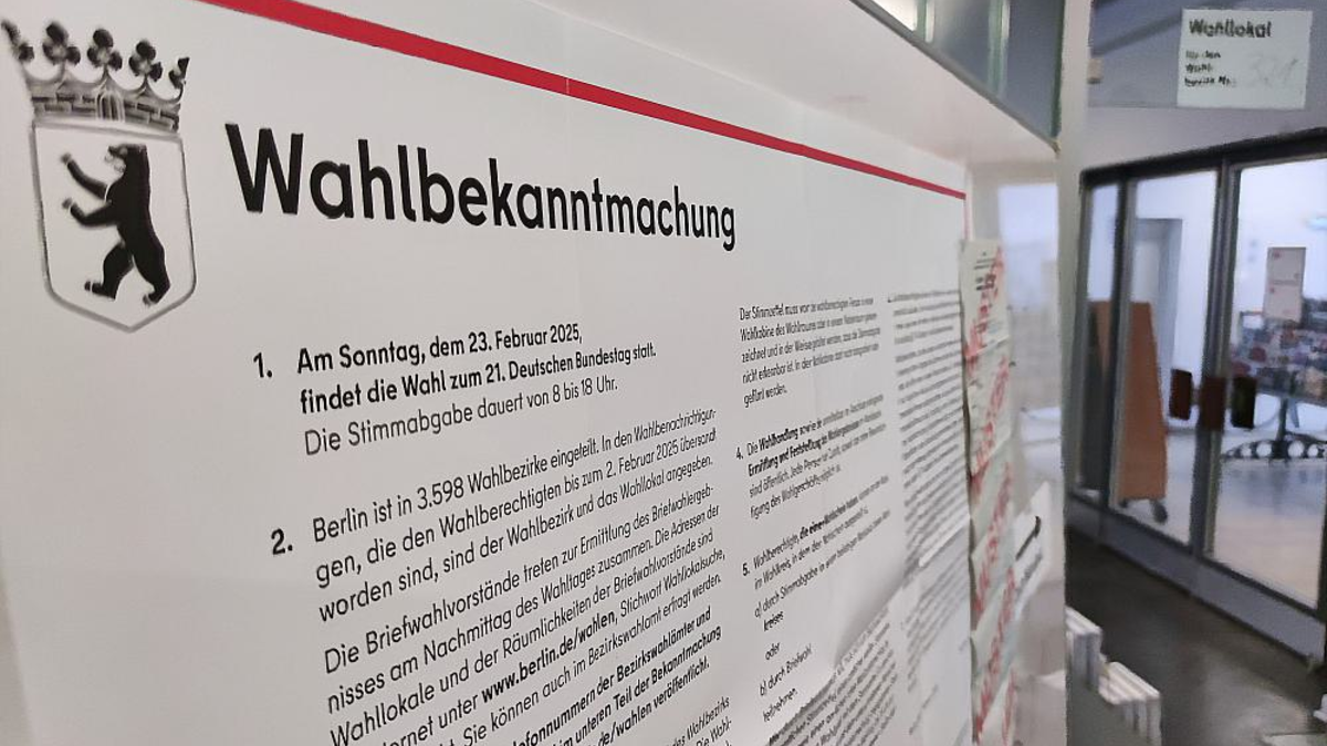Wahllokal bei Bundestagswahl 2025 am 23.02.2025 - Foto: über dts Nachrichtenagentur