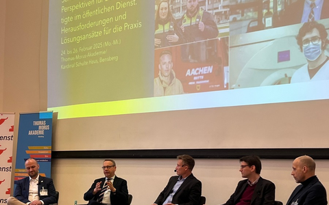 #sicherimDienst: Sicher im öffentlichen Raum: Fachtagung in der Thomas-Morus-Akademie / Berufsgruppenübergreifender Austausch zum Gewaltschutz - Foto: presseportal.de