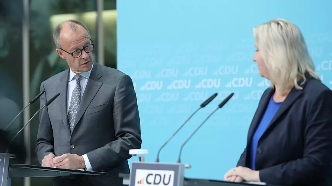 Friedrich Merz und Ines Claus (Archiv) - Bild: über dts Nachrichtenagentur