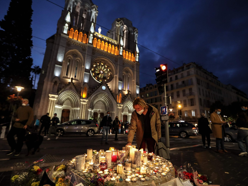 Der Angriff in der Basilika von Nizza reihte sich in eine Serie von islamistischen Anschlägen, die Frankreich seit Jahren erschüttern. (Archivbild) - Foto: Valery Hache/AFP/dpa