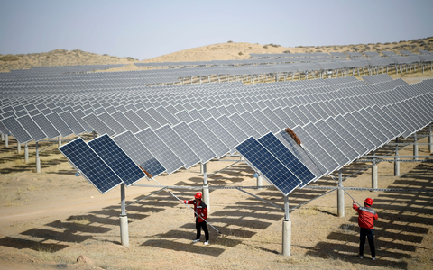 Chinas Ausbau bei Solaranlagen könnte 2025 langsamer vorangehen. (Archivbild) - Foto: Wang Peng/XinHua/dpa