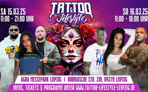 Tattoo & Lifestyle Messe Leipzig 2025: Ein einzigartiges Erlebnis für alle Sinne! - Foto: presseportal.de