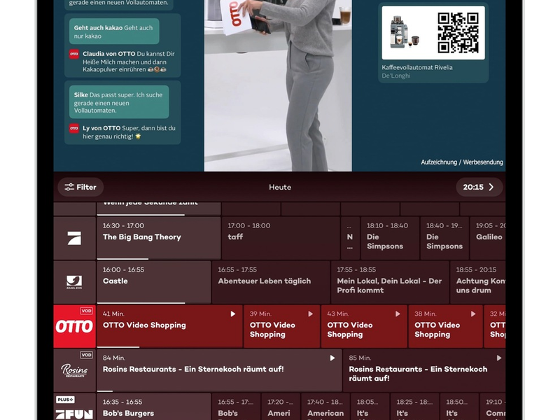 Neue Werbemöglichkeiten auf Joyn: Die ProSiebenSat.1-Streamingplattform startet ersten Branded On Demand Channel mit OTTO - Foto: presseportal.de