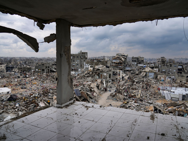 Weite Teile des Gazastreifens sind zerstört. (Archivbild) - Foto: Abdel Kareem Hana/AP/dpa