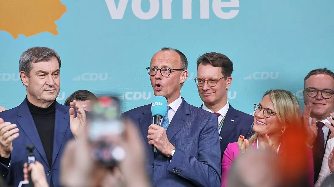 Friedrich Merz am Wahlabend - Bild: über dts Nachrichtenagentur