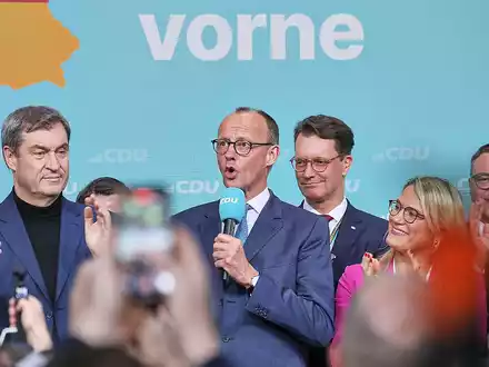 Friedrich Merz am Wahlabend - Foto: über dts Nachrichtenagentur