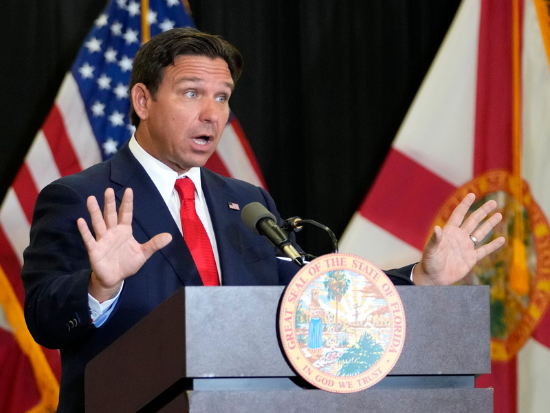 «Florida ist kein Ort, an dem diese Art von Verhalten willkommen ist», sagt Gouverneur Ron DeSantis. (Archivbild) - Foto: Lynne Sladky/AP/dpa