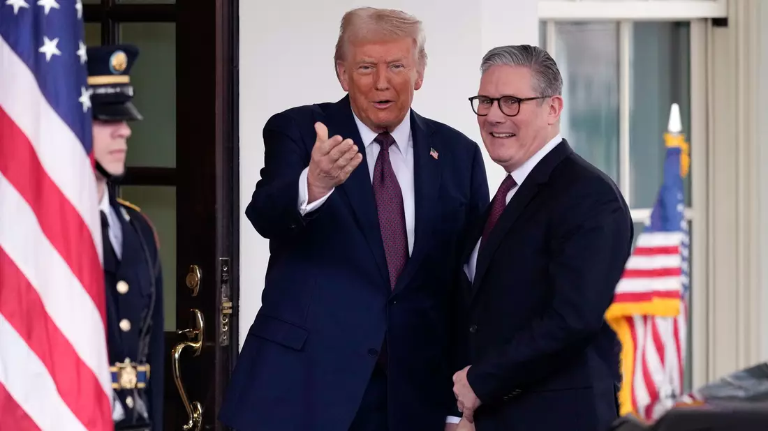 Bei der Zusammenkunft in Washington sprachen Trump und Starmer auch über den Krieg in der Ukraine. - Bild: Ben Curtis/AP/dpa