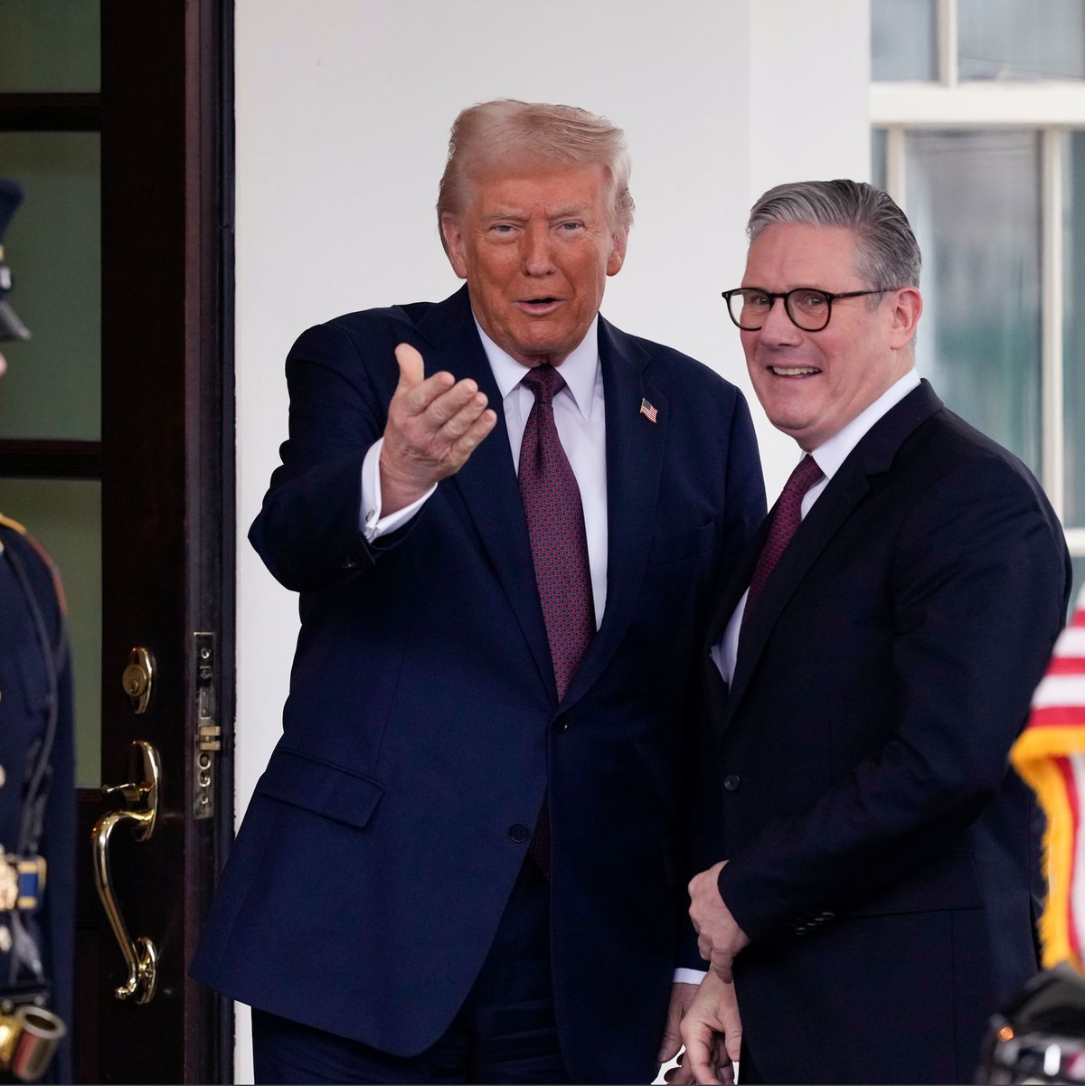 Bei der Zusammenkunft in Washington sprachen Trump und Starmer auch über den Krieg in der Ukraine. - Foto: Ben Curtis/AP/dpa